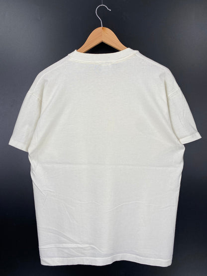 90's READ BETWEEN THE LINES Made in USA Size L Vintage T-shirt / E9248T