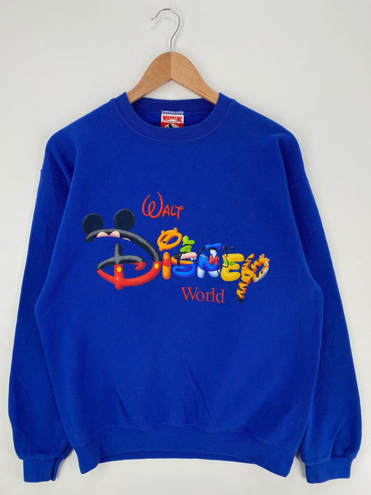 90’s WALT DISNEY WORLD Made in USA Size M Vintage Sweat shirt / G929S
