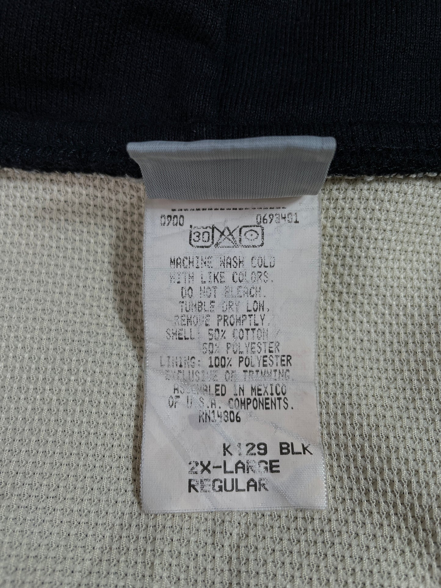 Vintage CARHARTT Size XXL Hoodie Zip-up Sweat-Shirt / G5625S