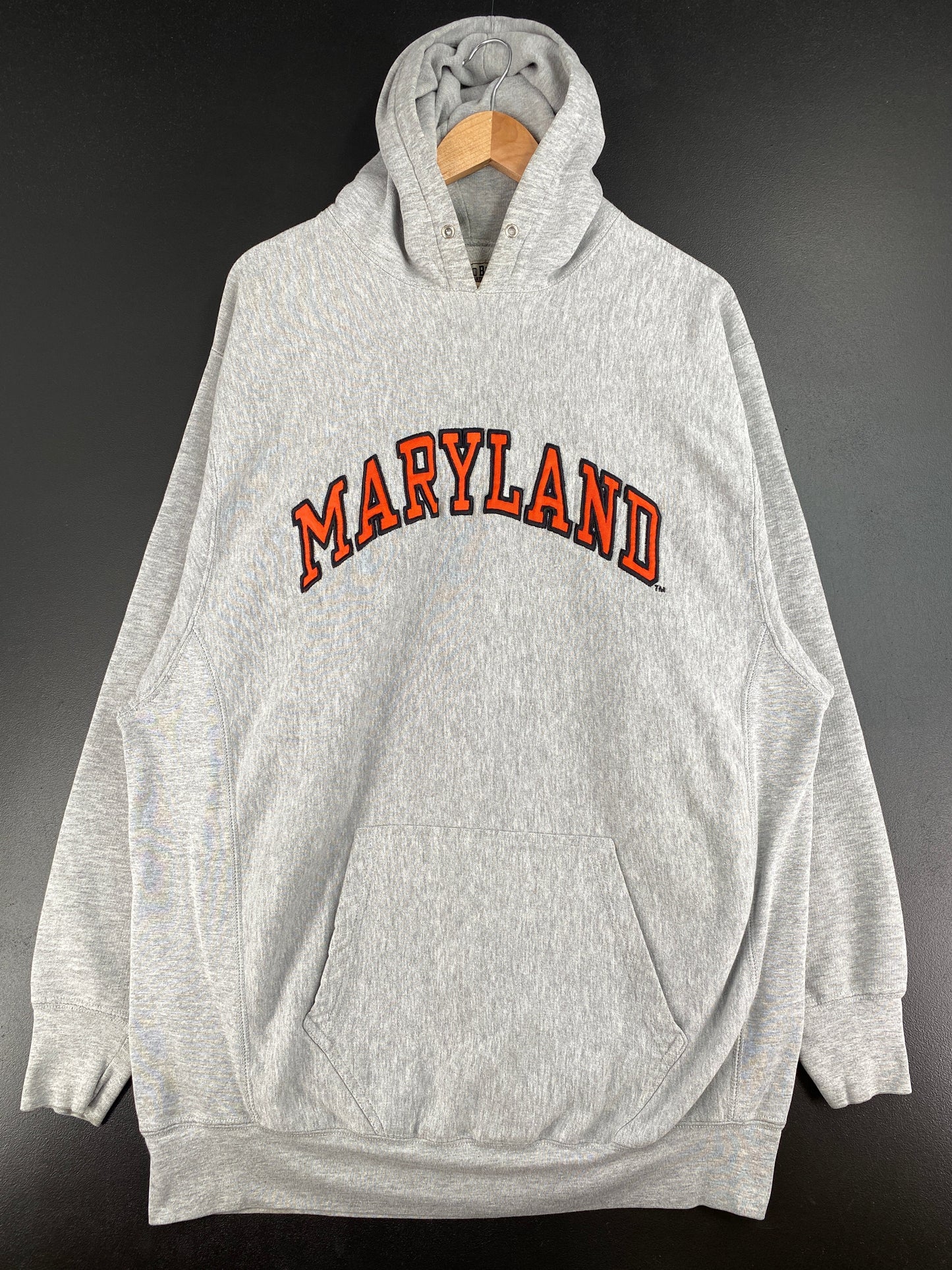 .Vintage MARYLAND Size XL College Hoodie Sweat-Shirt / F483S