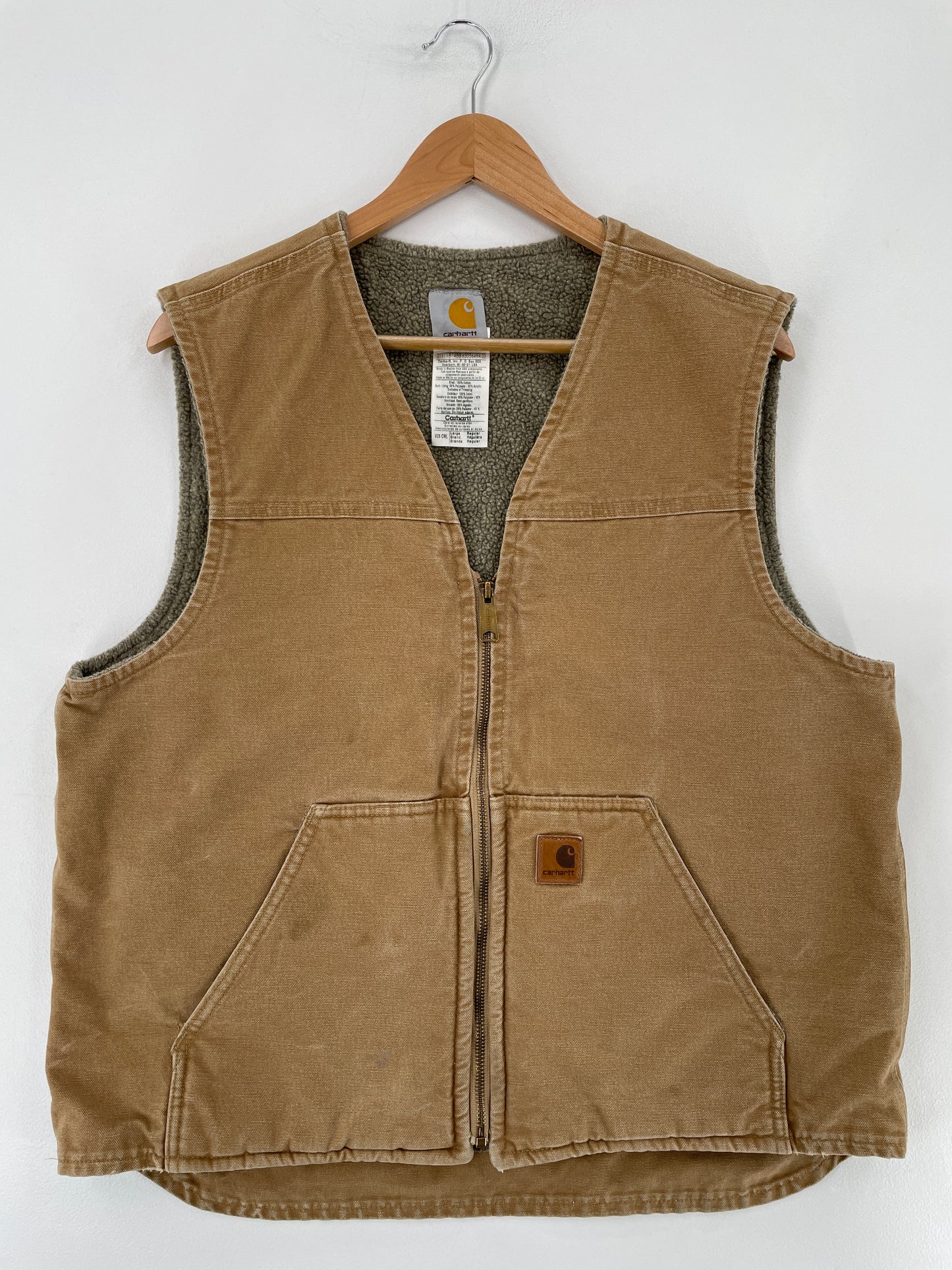 Vintage CARHARTT Size L Duck Vest / E7549J