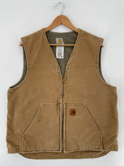 Vintage CARHARTT Size L Duck Vest / E7549J