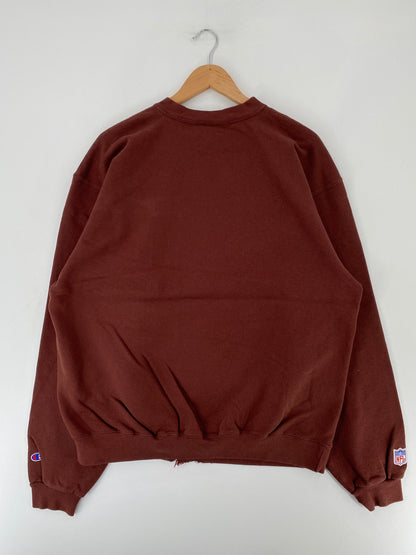 Vintage CHAMPION x CLEVELAND BROWNS Size XL NFL Sweat-shirt / G4190S