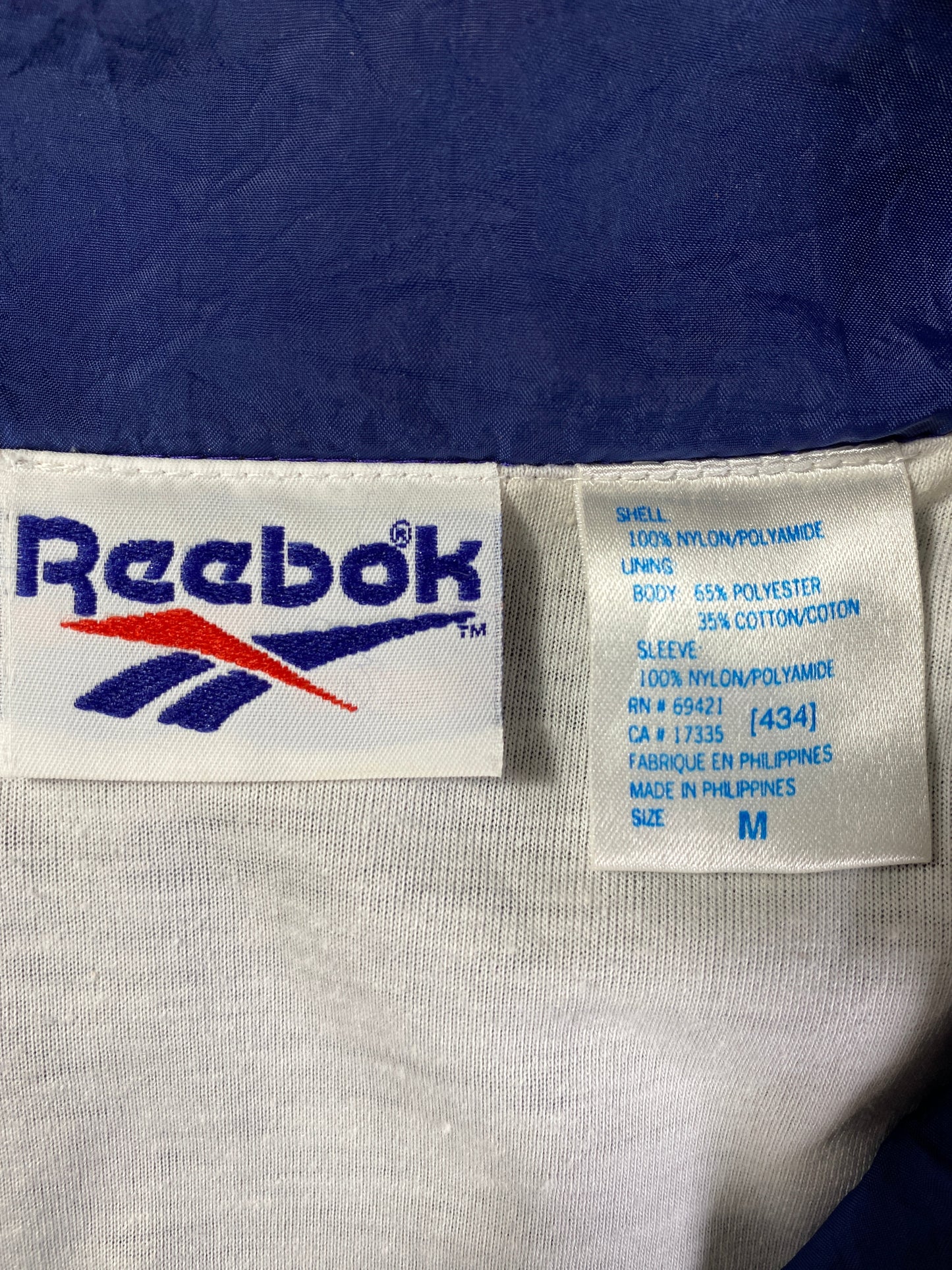 90’s REEBOK Size M Vintage Zip Up Nylon-Jacket / F6838N
