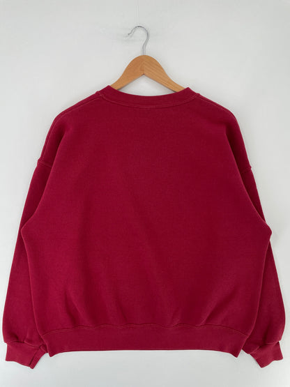 2004 OKLAHOMA FOOTBALL Size L Vintage College Sweat-Shirt / F5045S