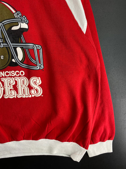 90's San Francisco 49ers Made in USA Size No Tag Approx. L NFL Sweat-shirt / E9308S