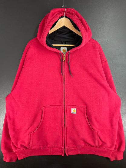 Vintage CARHARTT Size XXL Zip-up Hoodie Sweat Shirt / G5627S