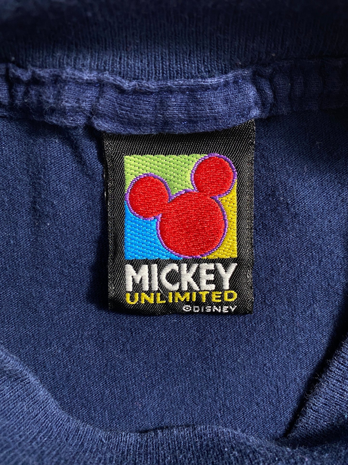 90's DISNEY MICKEY Size Approx.XL Vintage T-Shirts / G6247T