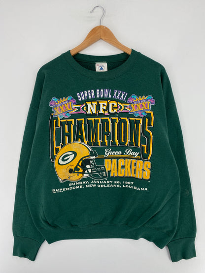 1997 GREEN BAY PACKERS Made in USA Size XL NFL Sweat-shirt / E9206S