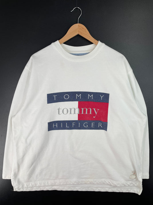 90's TOMMY HILFIGER Made in USA Size XL Vintage Sweat-Shirt / F1406S