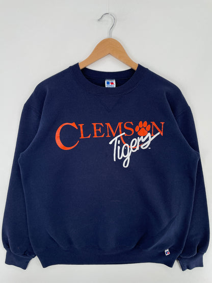90's RUSSELL x CLEMSON TIGERS Made in USA Size L Vintage College Sweat-shirt / G2295S
