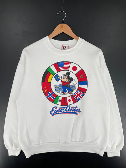 90's DISNEY MICKEY Made in USA Size XL Vintage Sweat-shirt / E8407S