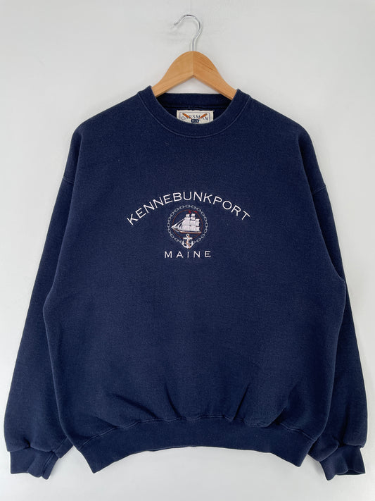 90's KENNEBUNKPORT Made in USA Size XL Vintage Sweat-Shirt / F560S