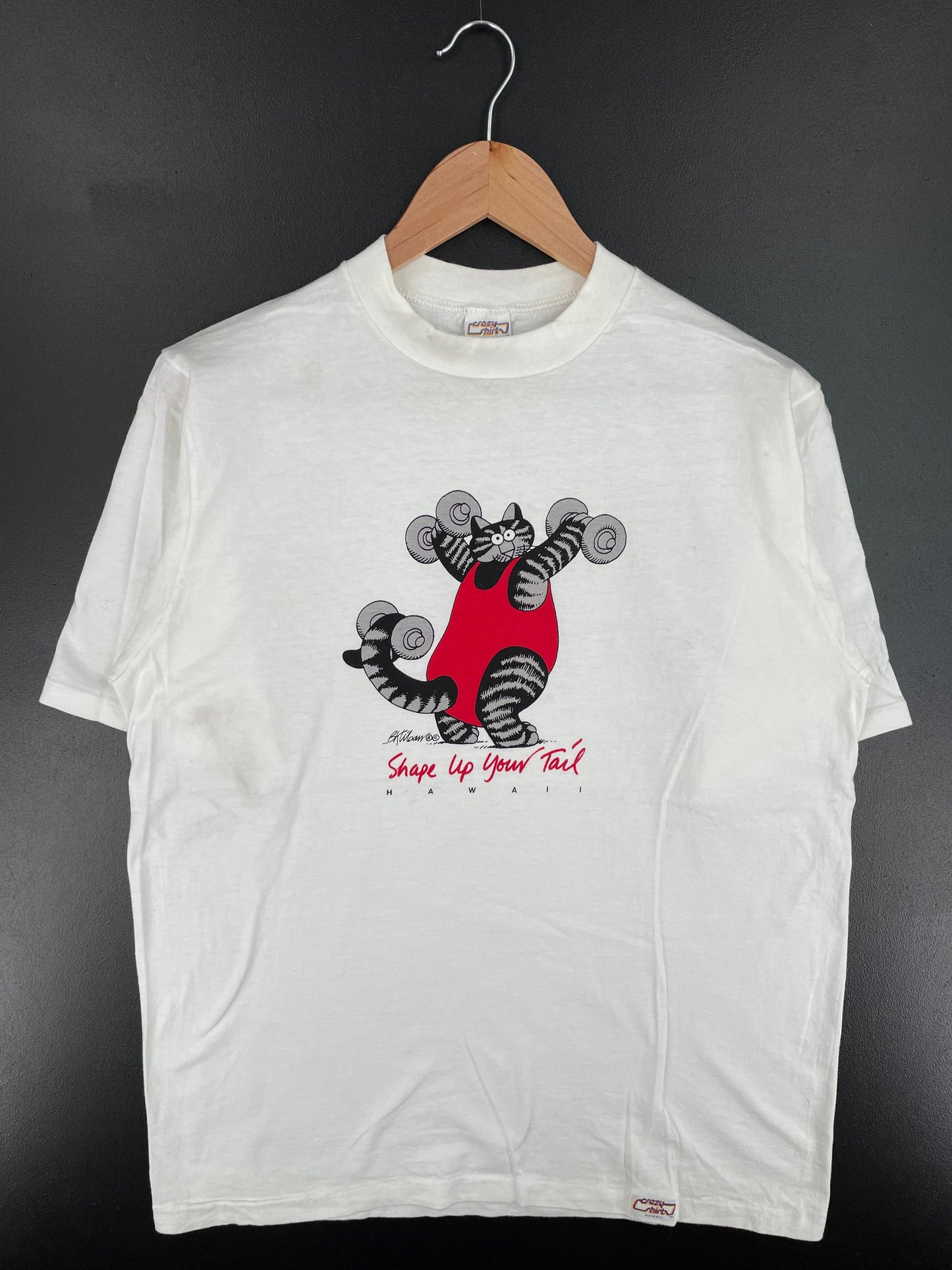 90's KLIBAN'S CAT MAde in USA Size L Vintage T-Shirt / F1516T