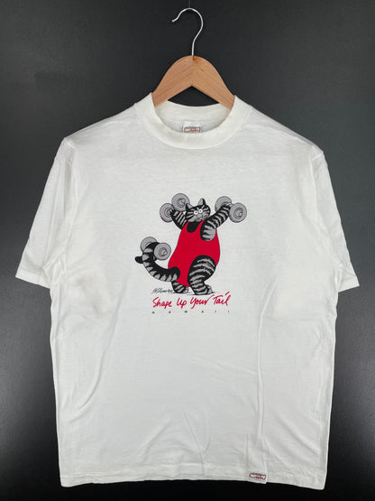 90's KLIBAN'S CAT MAde in USA Size L Vintage T-Shirt / F1516T