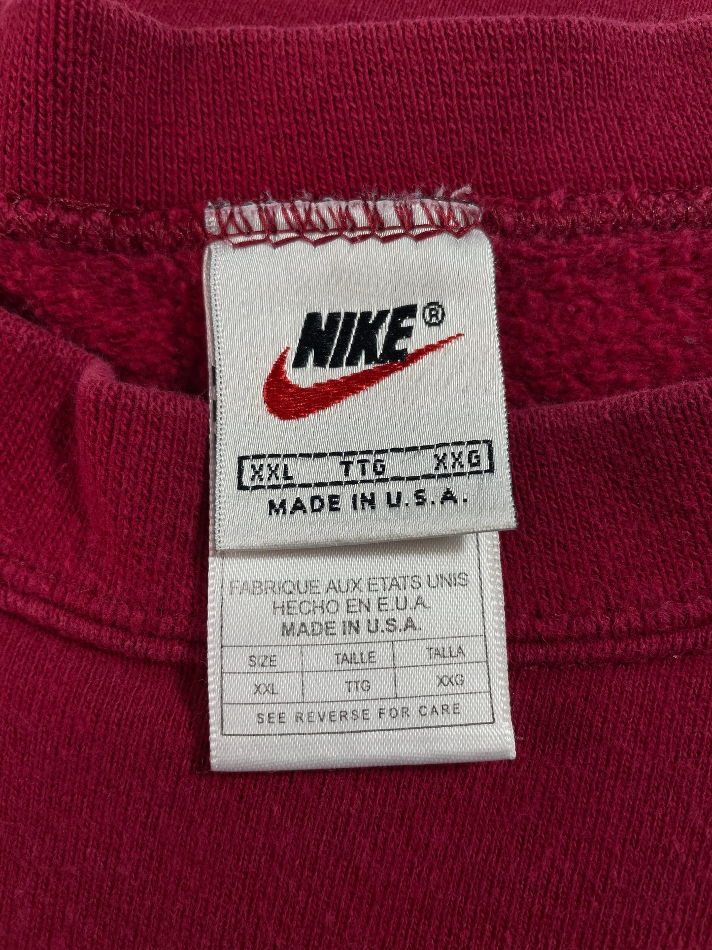 90's NIKE MINI SWOOSH Made in USA Size XXL Vintage Sweat-shirt / G5723S