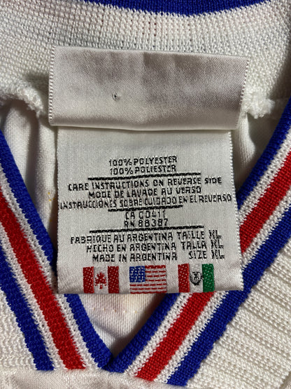 .90's ADIDAS TEAM FRANCE Size XL Vintage Game-Shirt / E9359T