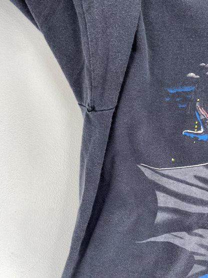 1991 BATMAN MARVEL Size No Tag (Approx.L) Vintage T-Shirt / E8746T