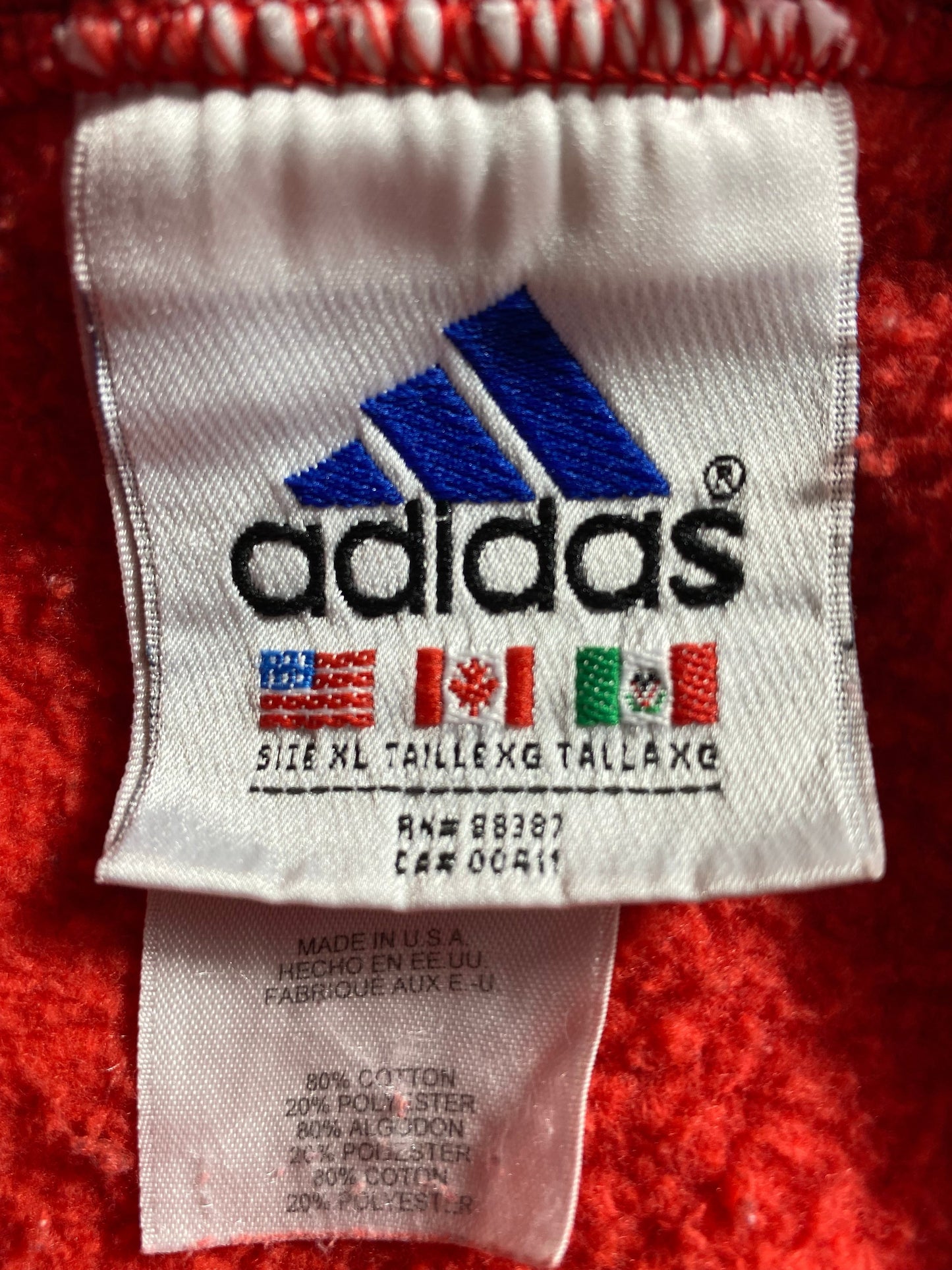 90’s ADIDAS Made in USA Size XL Vintage Sweat-Shirt / G5742S