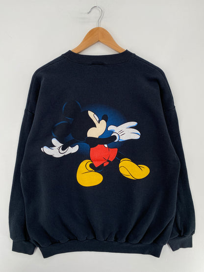 90's DISNEY MICKEY Made in USA Size XL Vintage Sweat-Shirt / E8872S
