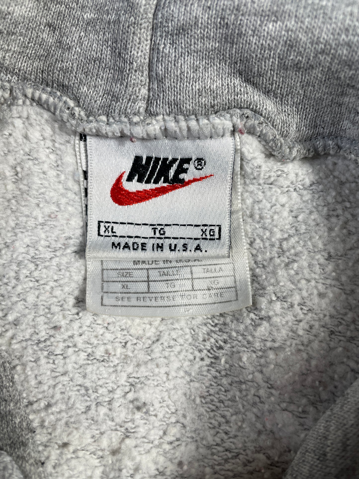 90's NIKE Made in USA Size XL Vintage Hoodie Sweat-Shirt / F749S