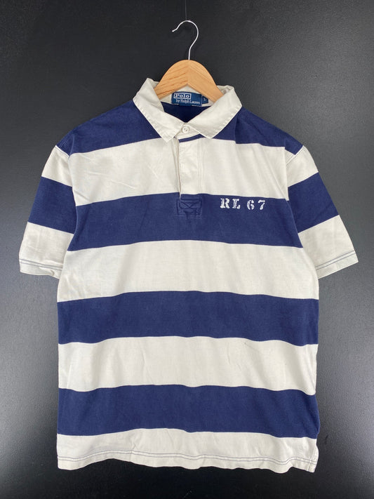 90's POLO RALPH LAUREN Size L Vintage Rugby-Shirt / F8967R