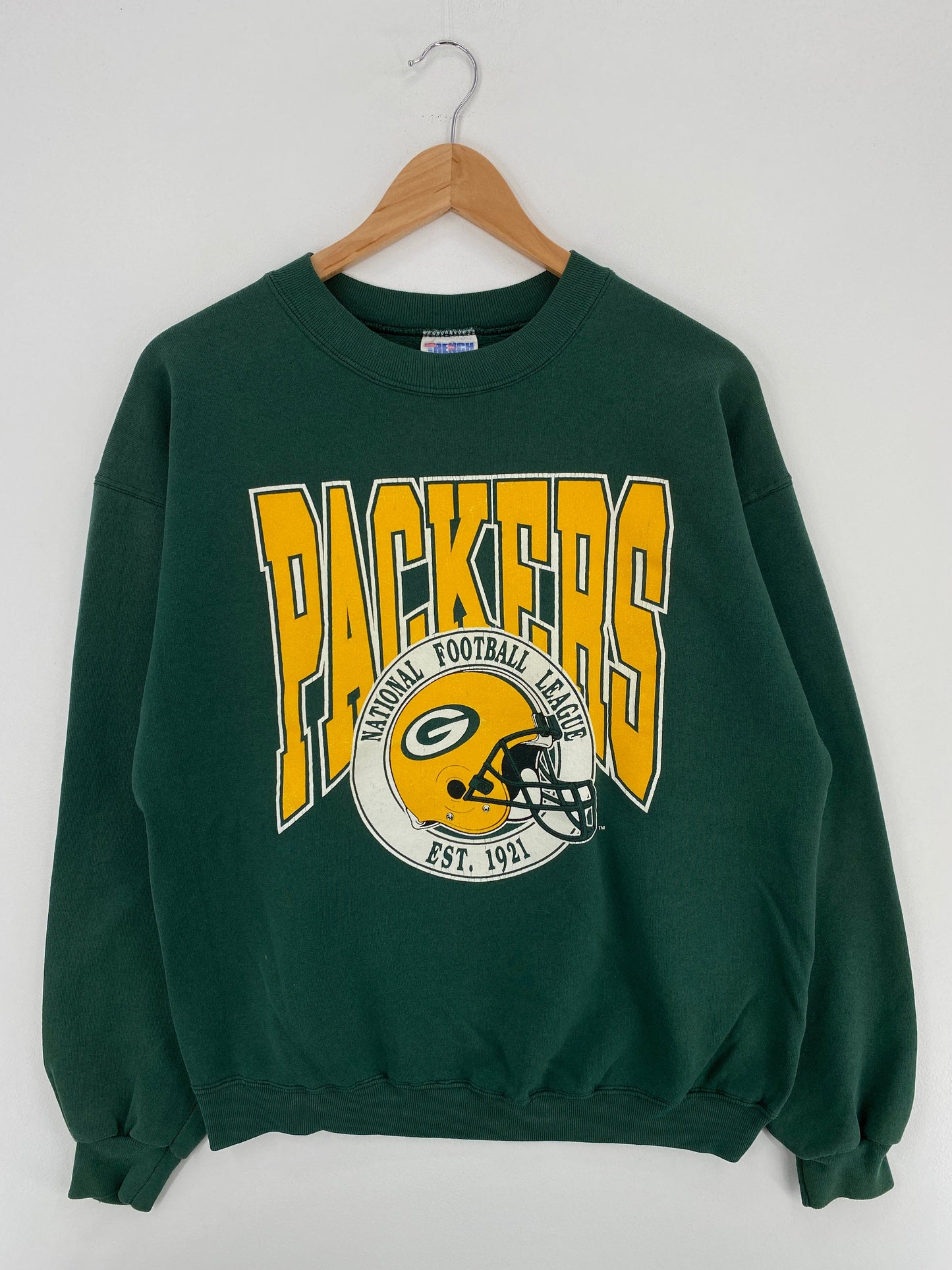 90’s GREEN BAY PACKERS Made in USA Size XL Vintage NFL Sweat-shirt / F5866S
