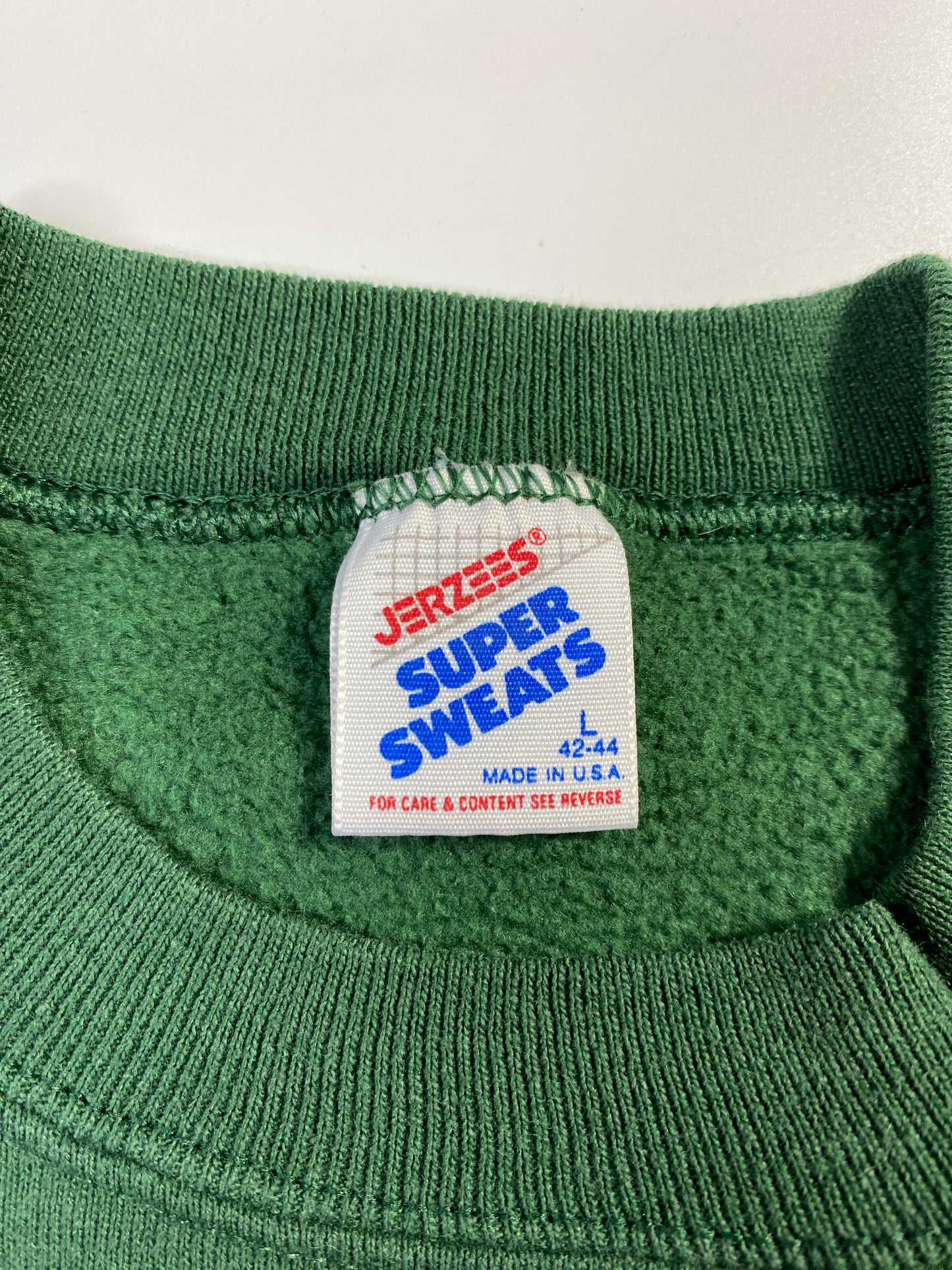 .90's FISH CREEK WISCONSIN Made in USA Size L College Sweat-Shirt / E8964S