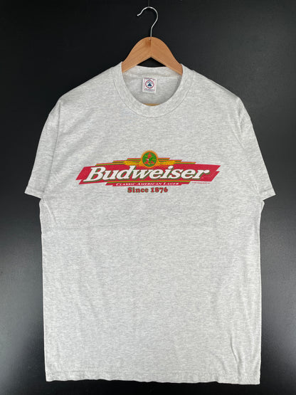 1998 BUDWEISER Size L Vintage T-Shirt / E7520T