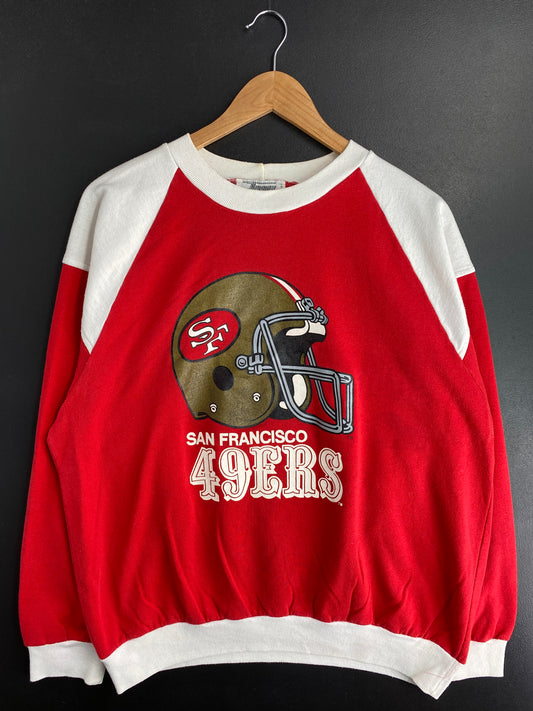90's San Francisco 49ers Made in USA Size No Tag Approx. L NFL Sweat-shirt / E9308S