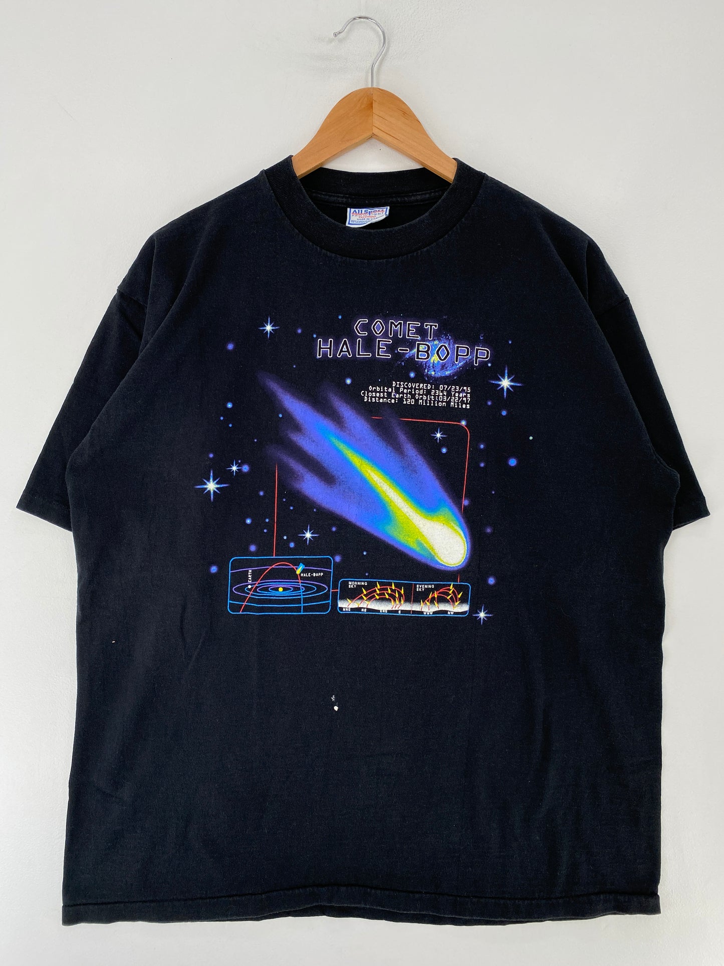 90's COMET HALE BOPP Made in USA Size XL Vintage T-shirt / E9943T