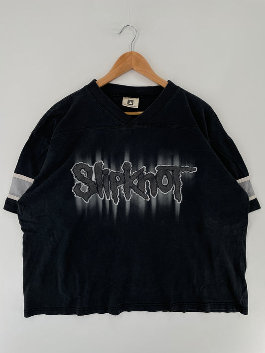 .2001 SLIPKNOT Size No Tag (Approx.XL) Vintage Music T-shirt / E6947T