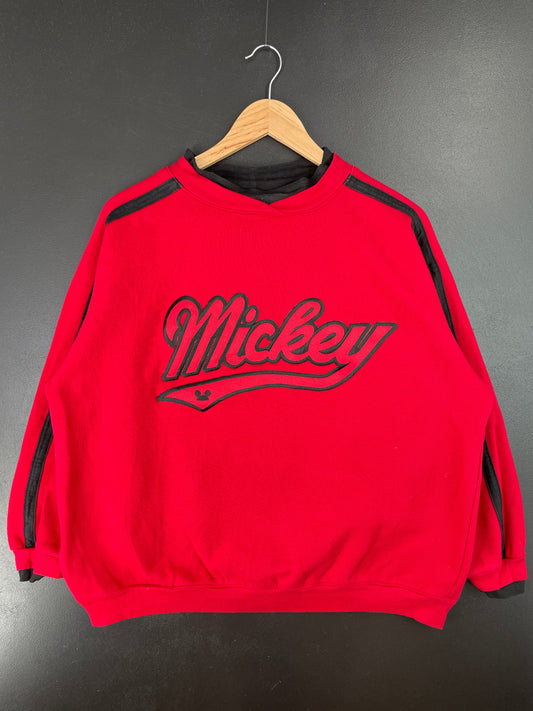 90’s DISNEY MICKEY Size L Vintage Sweat-shirt / E8045S