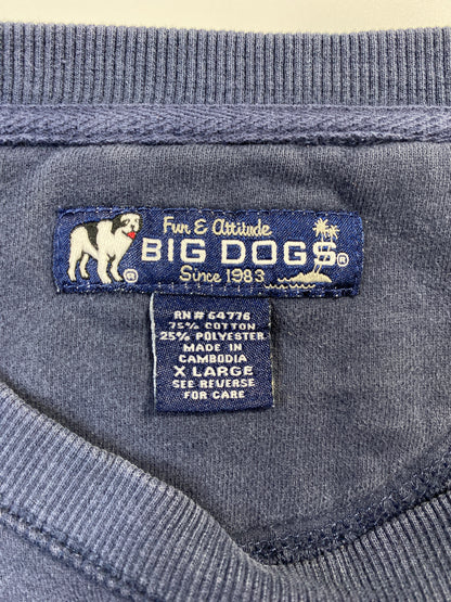 Vintage BIG DOG Size XL Sweat-shirt / E8960S