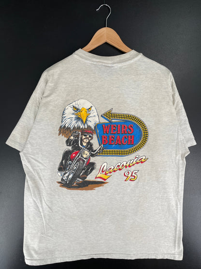1995 HARLEY DAVIDSON Made in USA Size XL Vintage T-shirt / F4319T