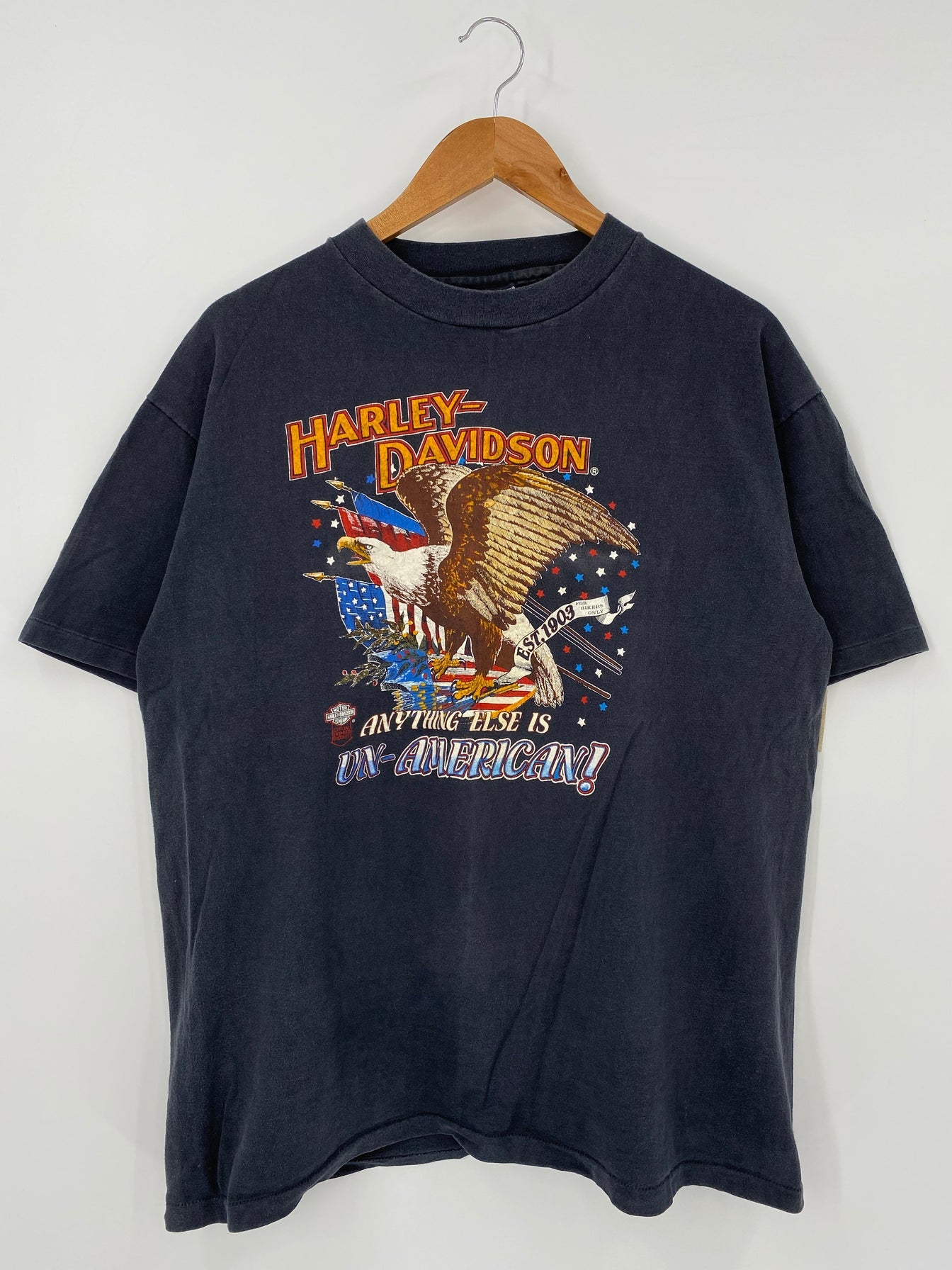 90’s HARLEY DAVIDSON Made in USA Size XL Vintage T-Shirt / E9668T