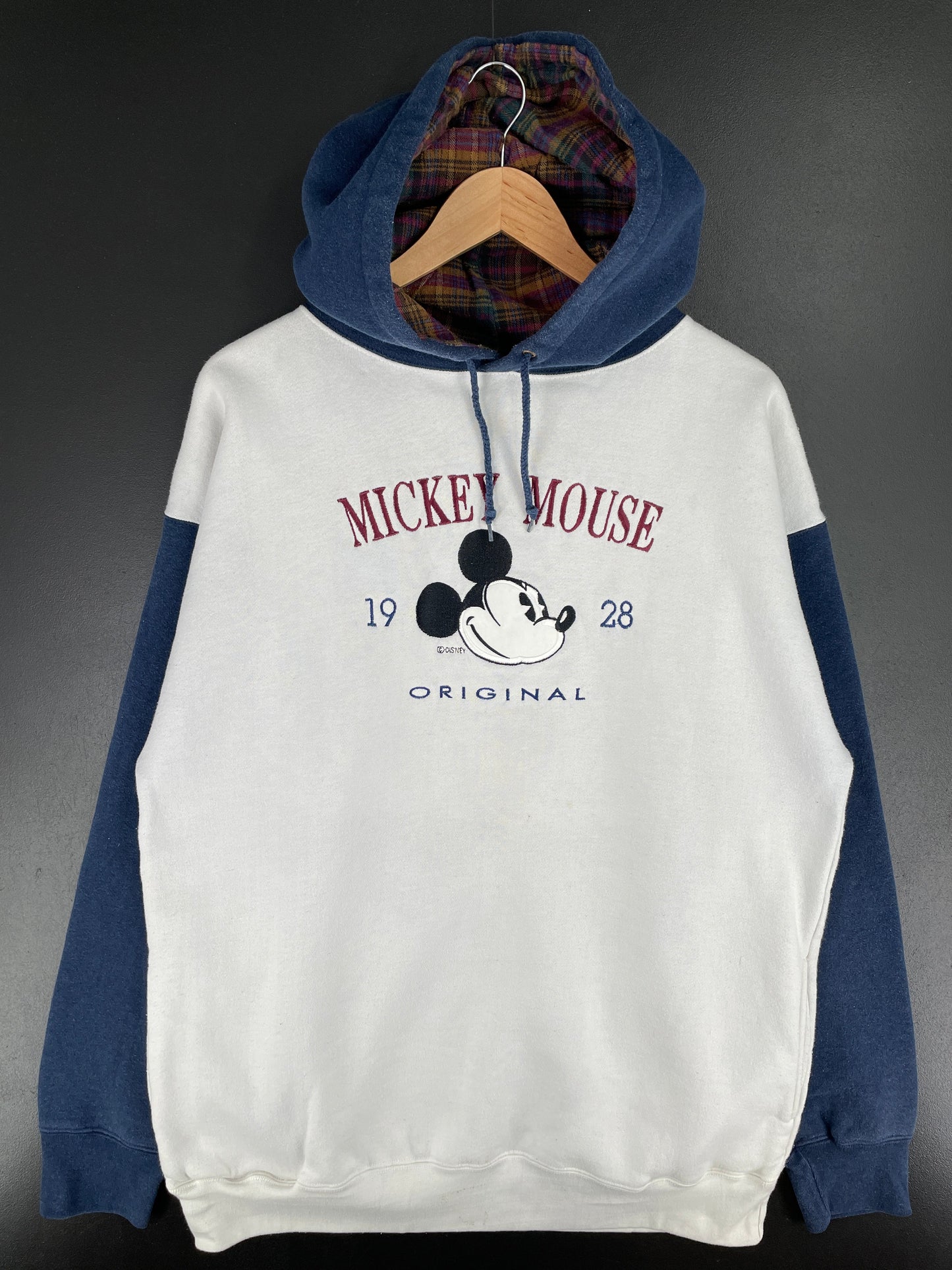 00' DISNEY MICKEY Size XL Vintage Hoodie Sweat-shirt / E7364S