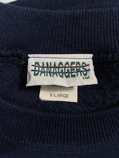 90's WOLVES Made in USA Size XL Vintage Animal Sweat-Shirt / E8489S