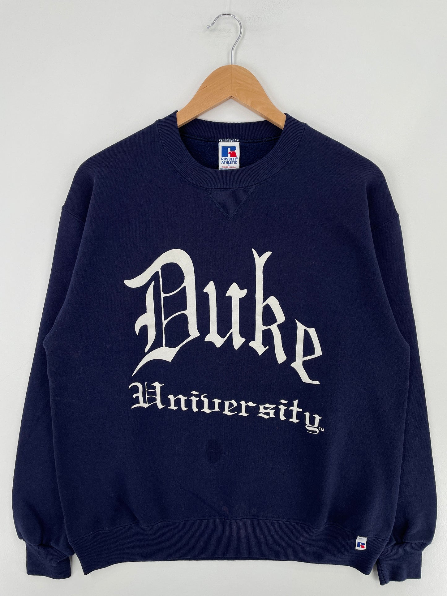 90's RUSSELL x DUKE UNIVERSITY Made in USA Size L Vintage College Sweat-shirt / F1485S