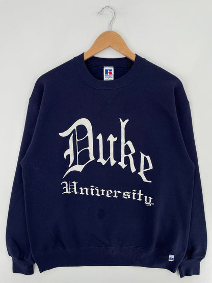 90's RUSSELL x DUKE UNIVERSITY Made in USA Size L Vintage College Sweat-shirt / F1485S
