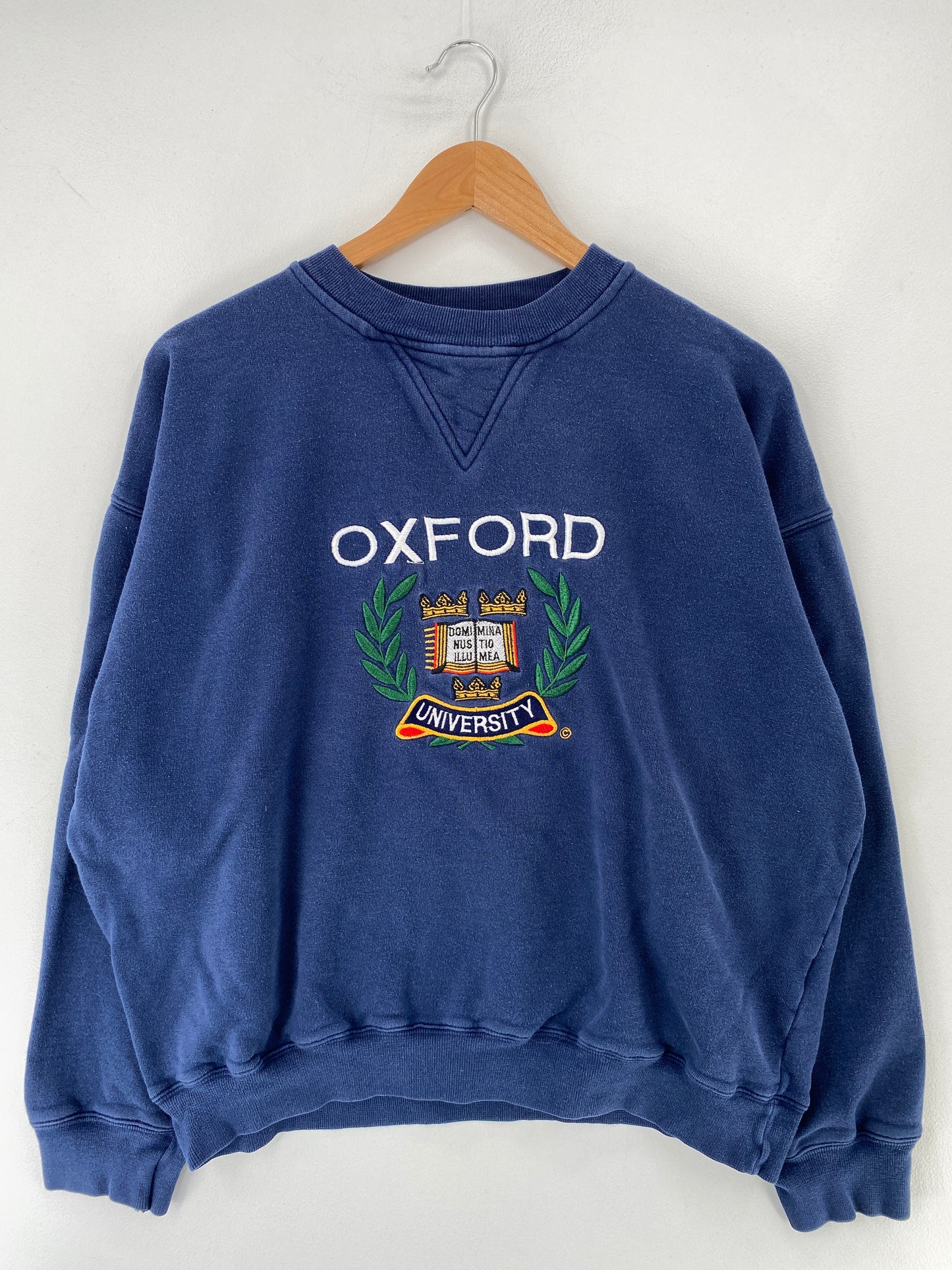 Vintage OXFORD UNIVERSITY Size L Vintage College Sweat-shirt / F58S