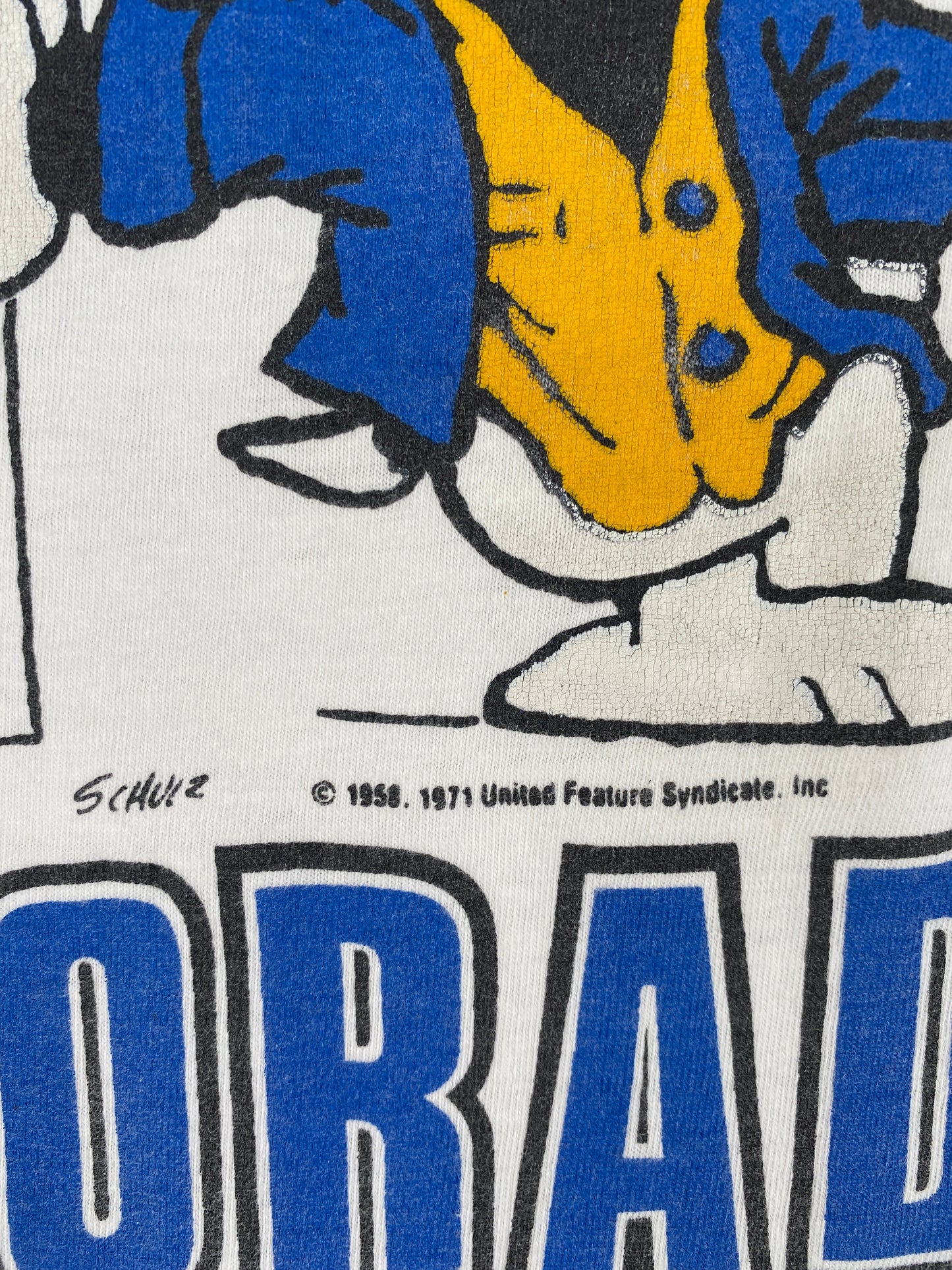 80’s UNC x SNOOPY Size No tag(Approx.XL) Vintage College T-Shirts / F2371T
