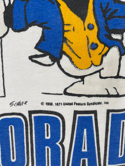 80’s UNC x SNOOPY Size No tag(Approx.XL) Vintage College T-Shirts / F2371T