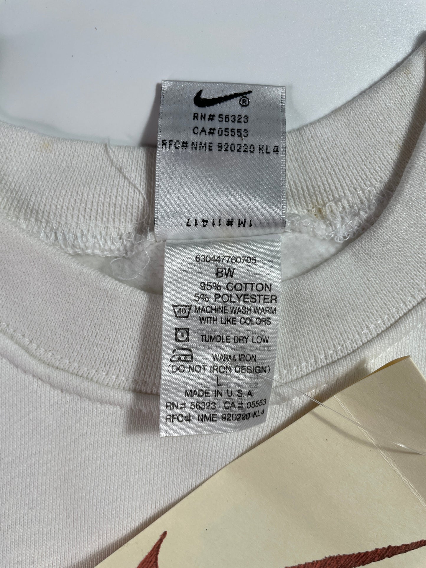 90's DEADSTOCK NIKE Made in USA Size L Vintage Sweat-shirt / G4538S