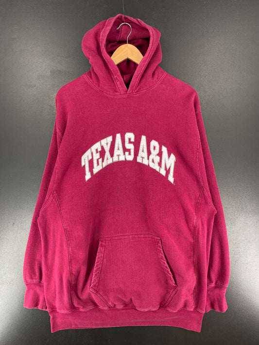 Vintage TEXAS A&M Size XL Vintage College Hoodie Sweat-shirt / E7477S