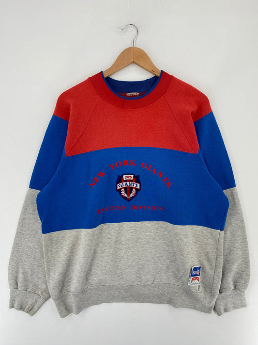 90's NEW YORK GIANTS Made in USA Size Approx.XL Vintage NFL Sweat-shirt / F4076S