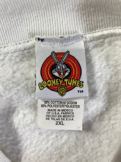2001 LOONEY TUNES TWEETY Size XXL Vintage Sweat-shirt / F4754S