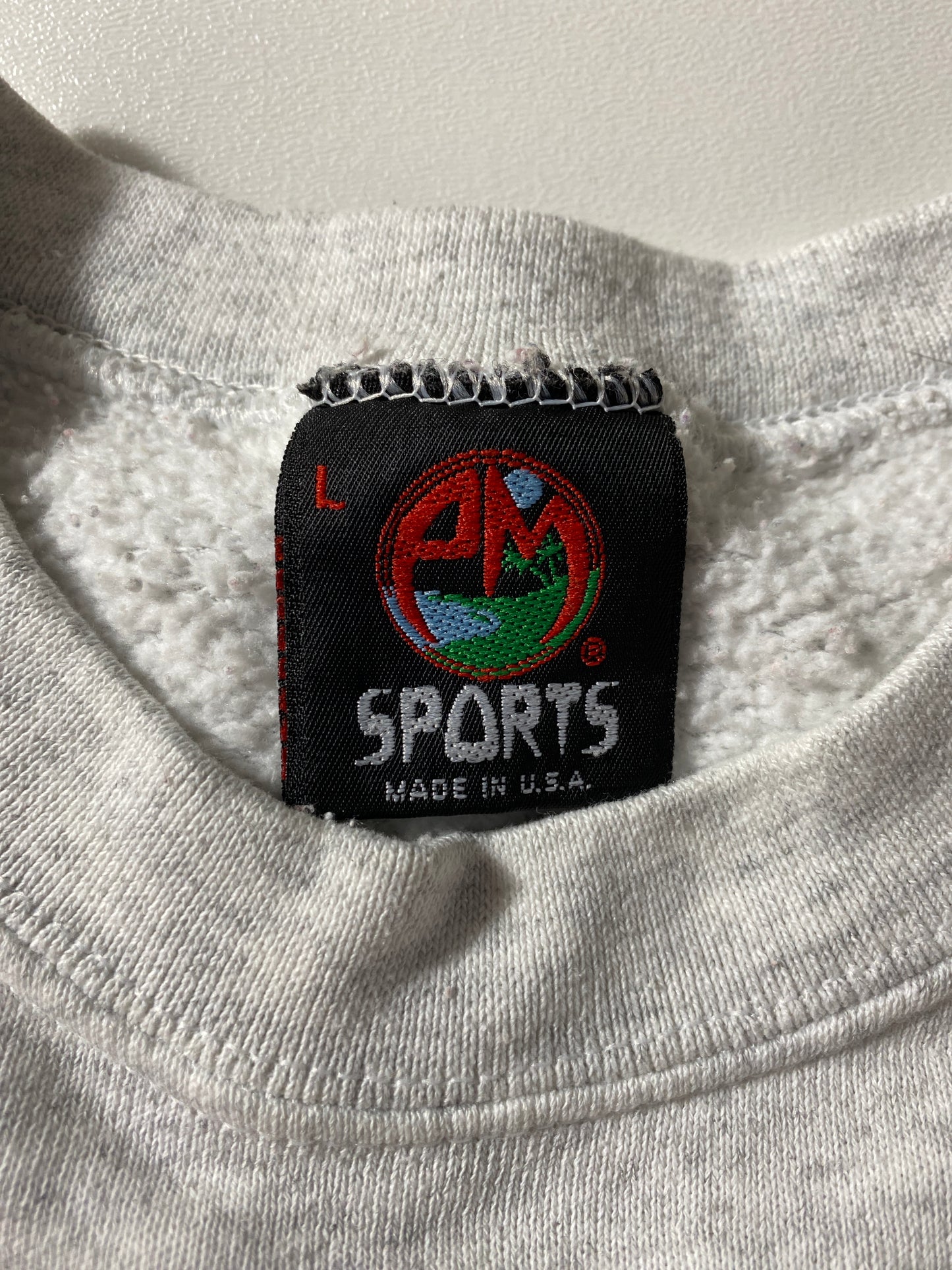 90's CLEVELAND STATE UNIVERSITY Made in USA Size L Vintage College Sweat shirt / E9219S