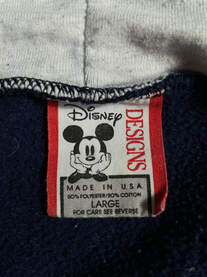 90's DISNEY MICKEY Made in USA Size L Vintage Hoodie Sweat-shirt / F756S