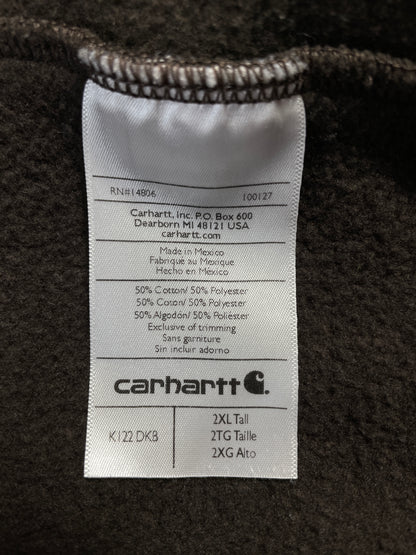 Vintage CARHARTT Size XXL Zip Up Hoodie Sweat-Shirt / F223S